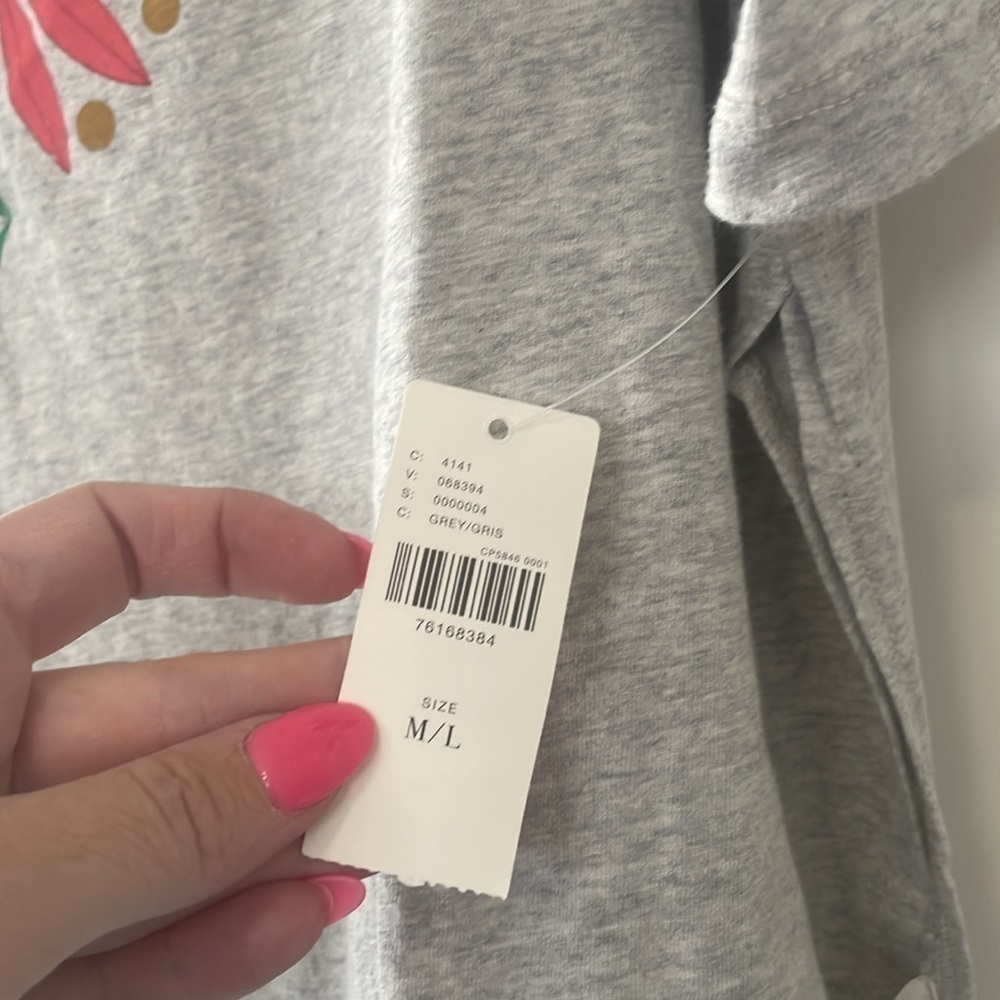 SOLD NWT ANTHROPOLOGIE Mary O’Malley RARE Butterfly Oversized Tee M/L - Picture 6 of 9